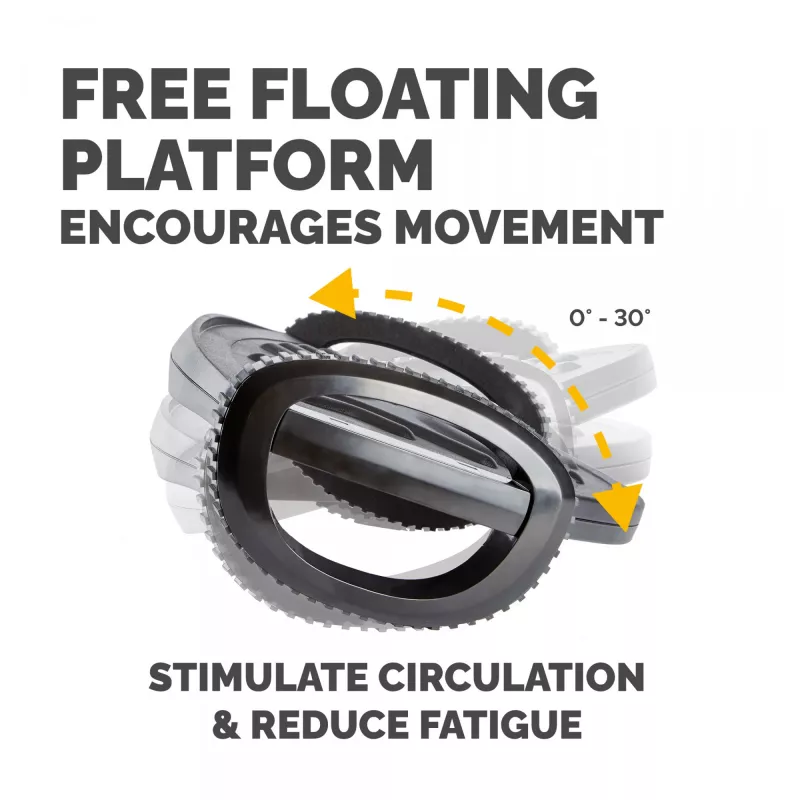 Fellowes Foot Rest Under Desk - Smart Suites Foot Support Ergonomic Foot Rest - Foot Rest Stool for Office & Home - Melns