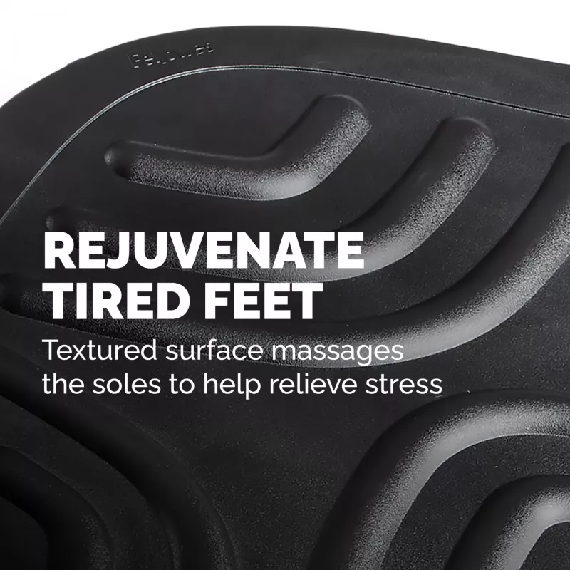 Fellowes Foot Rest Under Desk - Smart Suites Foot Support Ergonomic Foot Rest - Foot Rest Stool for Office & Home - Melns