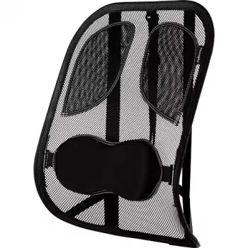 Fellowes muguras balsts biroja krēslam - Professional sērijas sieta biroja krēsla muguras balsts - Viegli piestiprināms - A19.53 x P30.32 x D36.99cm