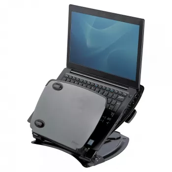 Fellowes Professional Series klēpjdatora darbstacija, melna, metāls, 85–245 mm, 400 mm, 58 mm, 341 mm