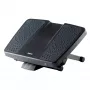 Fellowes kāju balsts zem galda - Professional Series Ultimate Foot Support ergonomisks kāju balsts ar 3 augstuma regulējumiem un masāžas virsmu - kāju balsts birojam un mājām - melns