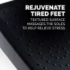 Fellowes kāju balsts zem galda - Professional Series Ultimate Foot Support ergonomisks kāju balsts ar 3 augstuma regulējumiem un masāžas virsmu - kāju balsts birojam un mājām - melns