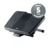 Fellowes kāju balsts zem galda - Professional Series Ultimate Foot Support ergonomisks kāju balsts ar 3 augstuma regulējumiem un masāžas virsmu - kāju balsts birojam un mājām - melns