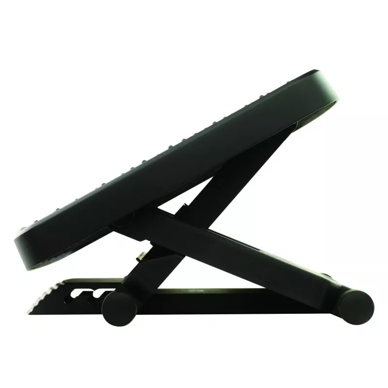 Fellowes kāju balsts zem galda - Professional Series Ultimate Foot Support ergonomisks kāju balsts ar 3 augstuma regulējumiem un masāžas virsmu - kāju balsts birojam un mājām - melns