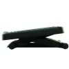Fellowes kāju balsts zem galda - Professional Series Ultimate Foot Support ergonomisks kāju balsts ar 3 augstuma regulējumiem un masāžas virsmu - kāju balsts birojam un mājām - melns