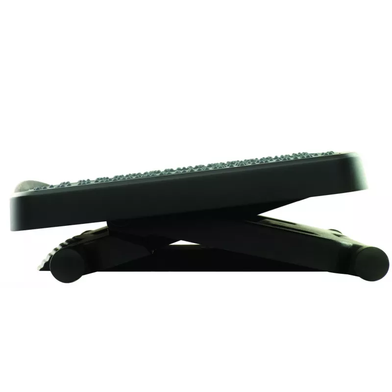 Fellowes kāju balsts zem galda - Professional Series Ultimate Foot Support ergonomisks kāju balsts ar 3 augstuma regulējumiem un masāžas virsmu - kāju balsts birojam un mājām - melns