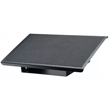 Fellowes kāju balsts zem rakstāmgalda — Professional Series kāju balsts, ergonomisks ar 3 regulējamiem augstumiem un neslīdošu platformas virsmu — birojam un mājām, melns