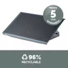 Fellowes kāju balsts zem rakstāmgalda — Professional Series kāju balsts, ergonomisks ar 3 regulējamiem augstumiem un neslīdošu platformas virsmu — birojam un mājām, melns