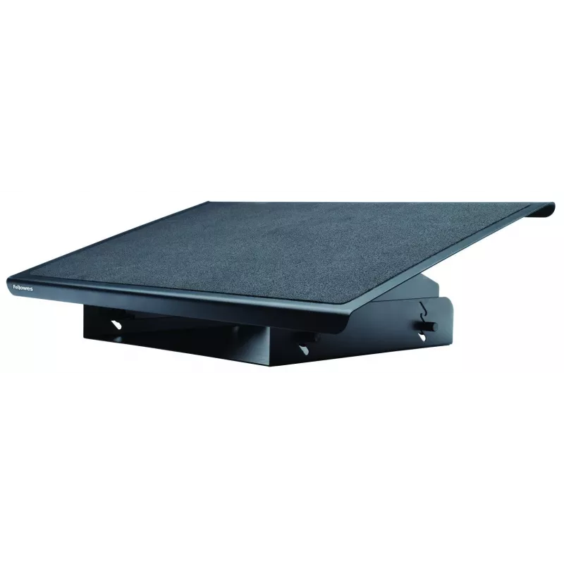 Fellowes kāju balsts zem rakstāmgalda — Professional Series kāju balsts, ergonomisks ar 3 regulējamiem augstumiem un neslīdošu platformas virsmu — birojam un mājām, melns
