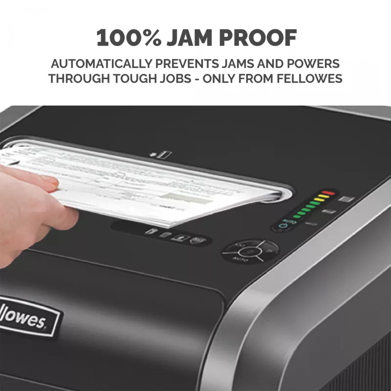 Fellowes papīra smalcinātājs 325Ci 24 lapu šķērsgriezuma smalcinātājs ar 83 litru tvertni, augsta drošība P4