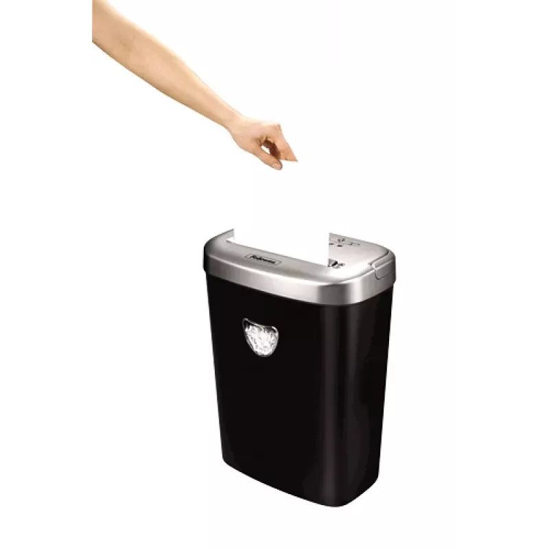 Fellowes 53C papīra smalcinātājs Šķērssmalcināšana 22 cm Melns