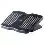 Fellowes Foot Rest Under Desk - Refresh Foot Support Ergonomic Foot Rest with 2 Height Adjustments & Massage Surface - Foot Rest Stool for Office & Home - Melns