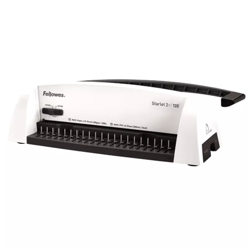 Fellowes Starlet 2+ gredzenu saistvāks Pelēks, Balts