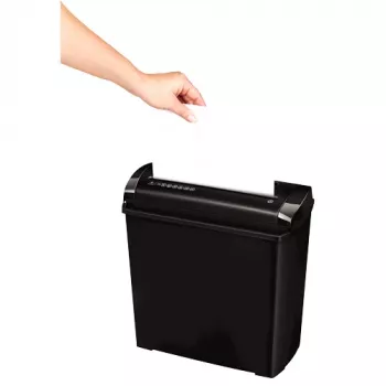 Fellowes P-25S papīra smalcinātājs slokšņu smalcināšana 22 cm melns, pelēks