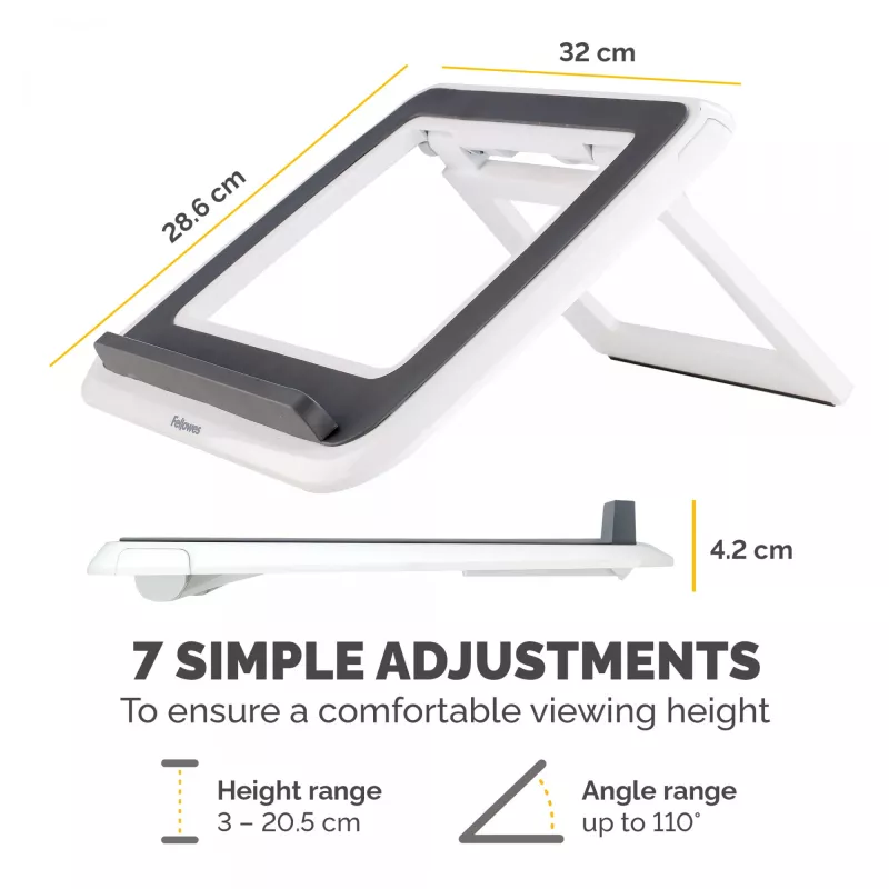 Portatīvā datora statīvs Fellowes I-Spire Quick Lift Adjustable