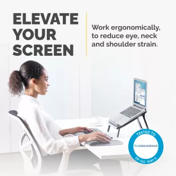 Klēpjdatora statīvs Fellowes I-Spire Quick Lift regulējams