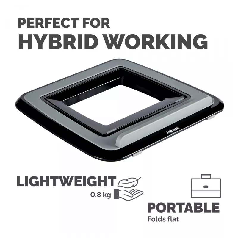 Klēpjdatora statīvs Fellowes I-Spire Quick Lift regulējams
