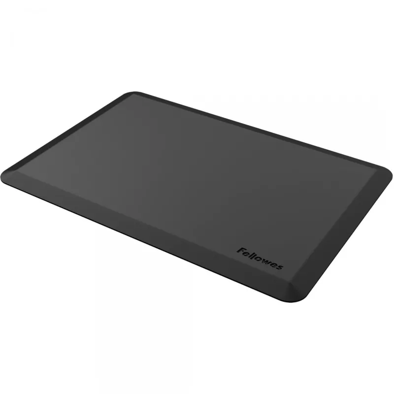 Fellowes Pretnoguruma Paklājiņš - Ikdienas Ergonomisks Sēdēšanas/Stāvēšanas Galda Paklājiņš Lietošanai Darba Vai Mājas Vidē - H1.91 x W91.44 x D60.96 cm - Melns