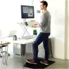 Fellowes pretnoguruma stāvēšanas paklājiņš - ActiveFusion ergonomisks sēdēšanas/stāvēšanas galda paklājiņš darbam birojā vai mājās - A8,9 x P95,5 x D61cm - melns