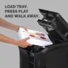Fellowes Paper Shredder 350 Sheet Auto Feed Cross Cut Shredder AutoMax 350C Shredder ar 68 Litre Bin High Security P4