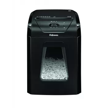 Papīra smalcinātājs Fellowes Powershred 12C, šķērsgriezuma smalcināšana, 22,5 cm, melns