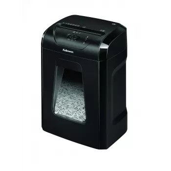 Papīra smalcinātājs Fellowes Powershred 12C, šķērsgriezuma smalcināšana, 22,5 cm, melns