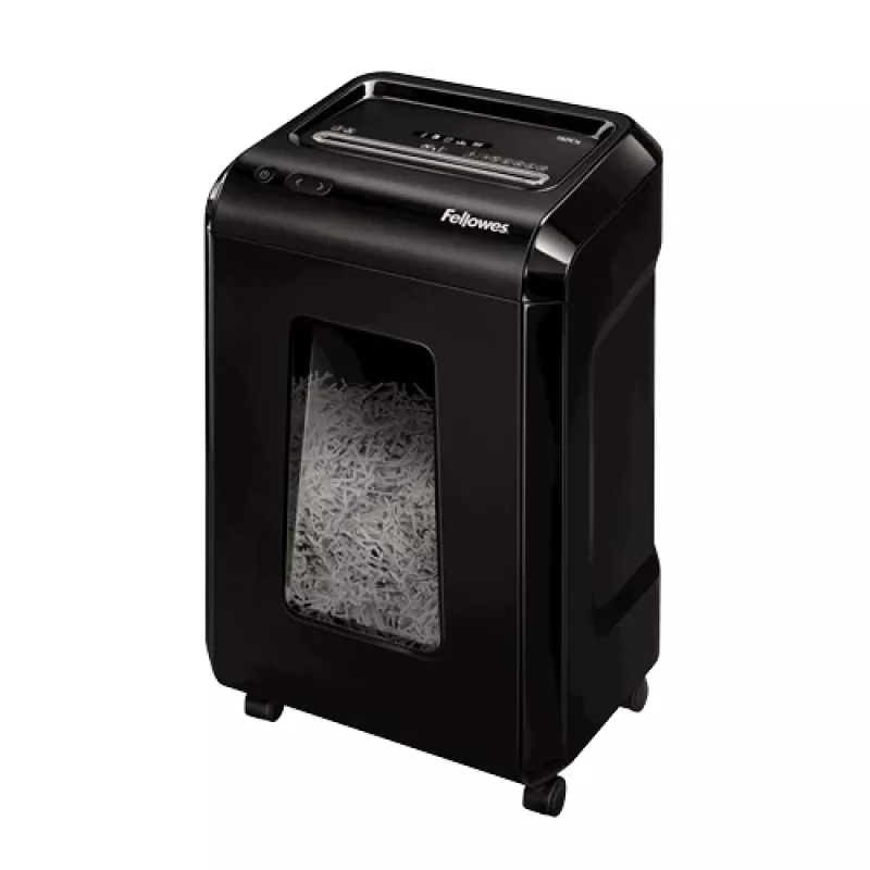 Fellowes Powershred 92Cs papīra smalcinātājs, slokšņu smalcināšana, melns