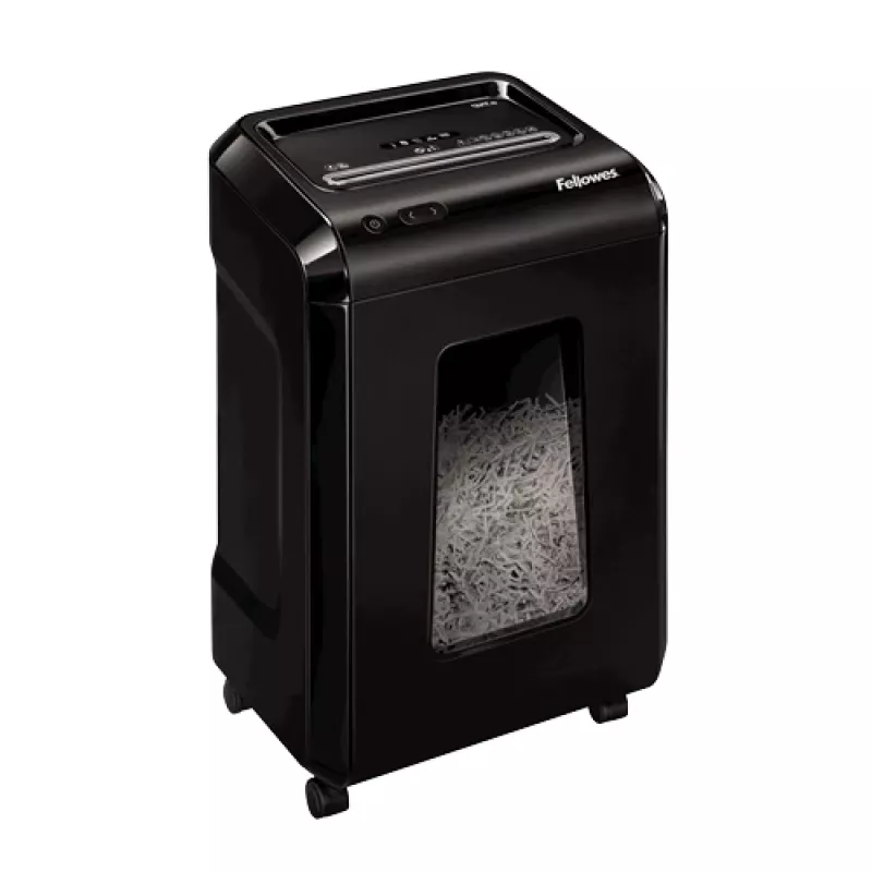 Fellowes Powershred 92Cs papīra smalcinātājs, slokšņu smalcināšana, melns