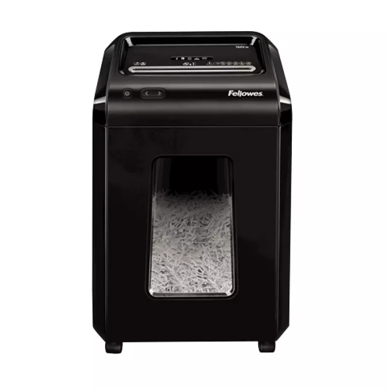 Fellowes Powershred 92Cs papīra smalcinātājs, slokšņu smalcināšana, melns