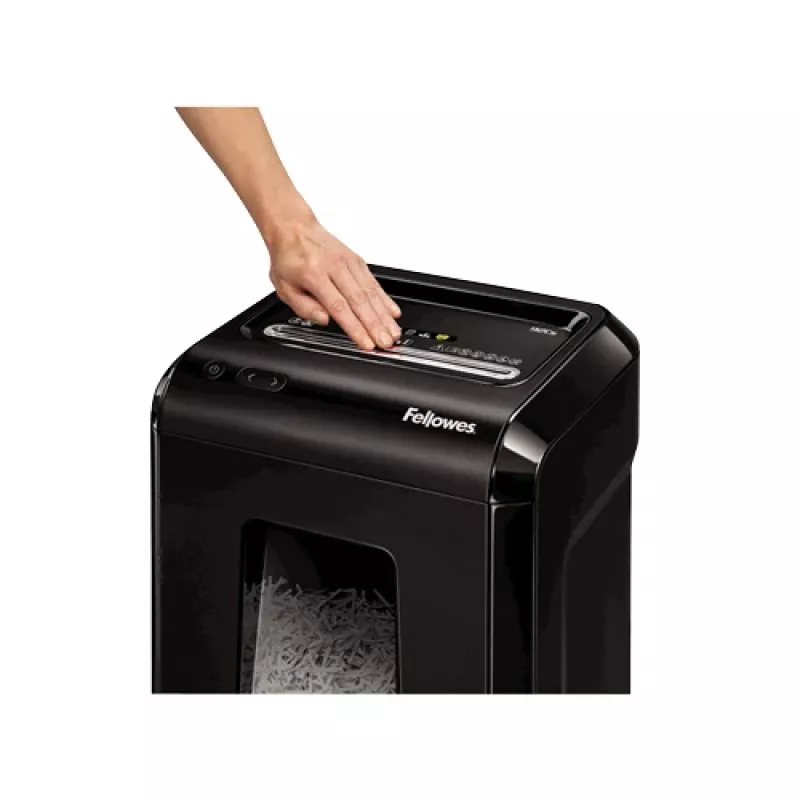 Fellowes Powershred 92Cs papīra smalcinātājs, slokšņu smalcināšana, melns