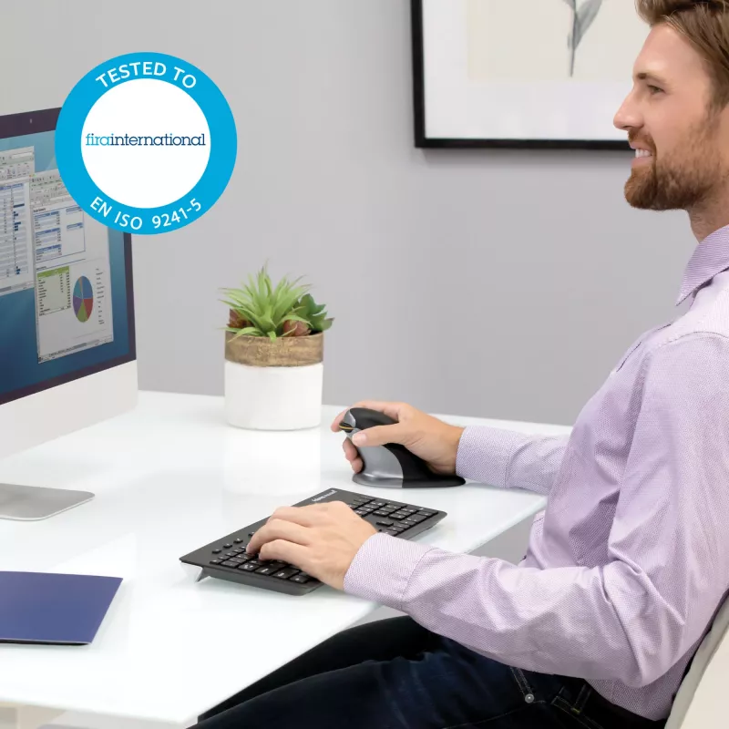 Fellowes 9894701 pele Office piemērota abām rokām RF Wireless lāzers 1200 DPI