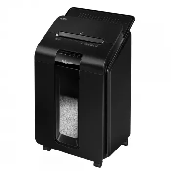 Fellowes AutoMax 100M papīra smalcinātājs, daļiņu smalcināšana, 22 cm, melns