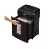 Papīra smalcinātājs Fellowes Powershred 10M, mikrošķiedru smalcināšana, melns