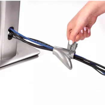 Fellowes CableZip grīdas kabeļu elastīgā caurule Sudraba krāsā 1 gab.