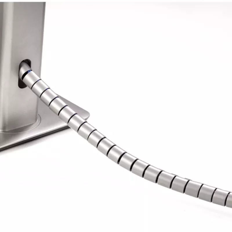 Fellowes CableZip grīdas kabeļu elastīgā caurule Sudraba krāsā 1 gab.