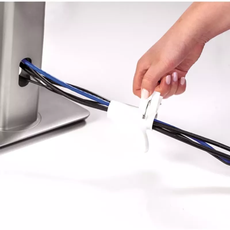 Fellowes CableZip kabeļu elastīgā caurule grīdai Balta 1 gab.