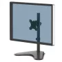 Fellowes Seasa viena monitora svira – brīvi stāvošs monitora statīvs 8 kg monitoriem ar 32 collu ekrāniem – ergonomiski regulējama monitora svira – slīpums 45°, pagriešana 120°, rotācija 360°, VESA 75 x 75/100 x 100 – melna