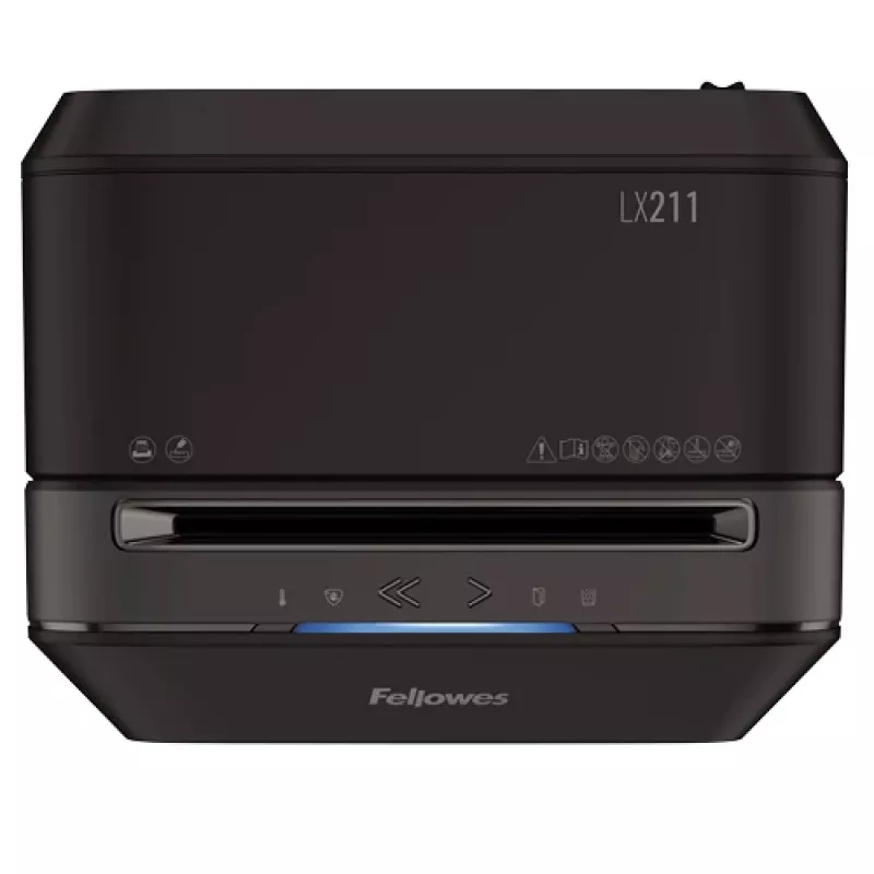 Fellowes LX Series Powershred LX211 papīra smalcinātājs Mikro griešana Melns