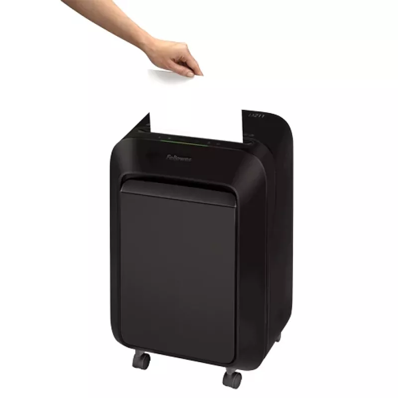 Fellowes LX Series Powershred LX211 papīra smalcinātājs Mikro griešana Melns