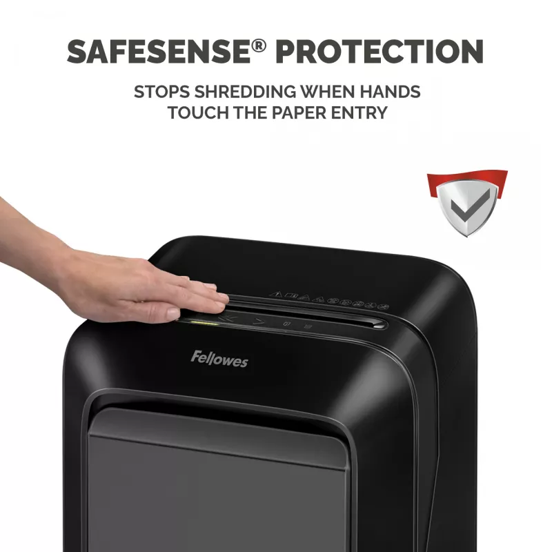 Papīru smalcinātājs Fellowes LX Series Powershred LX210, melns