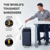 Fellowes LX sērijas Powershred LX220 papīra smalcinātājs 65 dB Melns