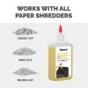 Fellowes Powershred pudelēs pildīta smērviela (355 ml), smēreļļa, 0,355 L, dzeltena, 90 mm, 35 mm, 20 mm