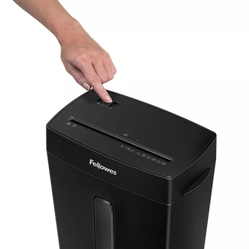 Fellowes Powershred P-42C papīra smalcinātājs Krusteniska smalcināšana Melns