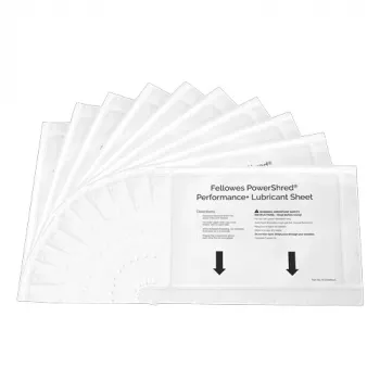 Fellowes 4025601 papīra smalcinātāja piederums Eļļošanas loksnes 10 gab.