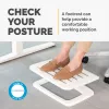 Fellowes kāju balsts zem galda - Hana LT kāju balsts ergonomisks kāju balsts - kāju balsta ķeblītis biroja un mājas lietošanai - balts