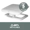 Fellowes kāju balsts zem galda - Hana LT kāju balsts ergonomisks kāju balsts - kāju balsta ķeblītis biroja un mājas lietošanai - balts
