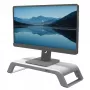 Fellowes datora monitora statīvs ar 3 augstuma regulējumiem - Hana LT monitora paaugstinājums - ergonomisks regulējams monitora statīvs datoriem - maksimālais svars 22,6 kg - balts