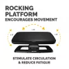 Fellowes Foot Rest Under Desk - Hana LT pēdu balsts ergonomisks pēdu balsts - pēdu balsta ķeblītis biroja un mājas lietošanai - melns