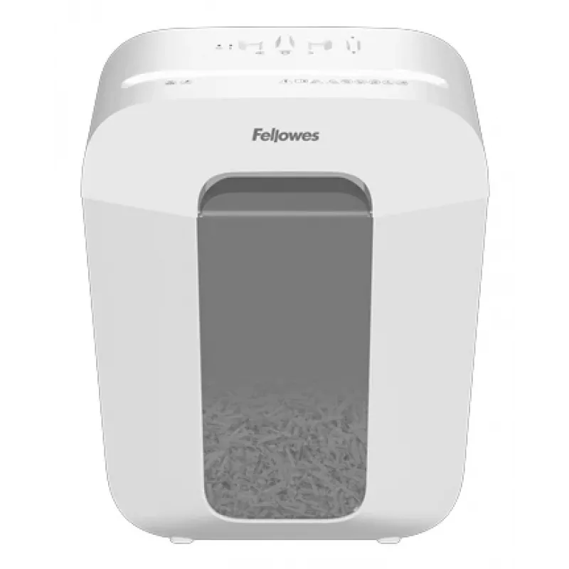 Fellowes LX Series Powershred LX50 (balts) šķērsgriezuma smalcinātājs - patentēta drošības slēdzene