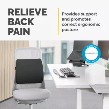 Fellowes muguras balsts biroja krēslam Breyta Comfort muguras spilvens